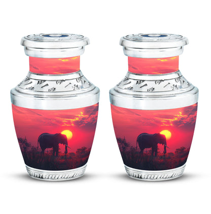 Elephant Theme 3 Inch Keepsake Pack of 2