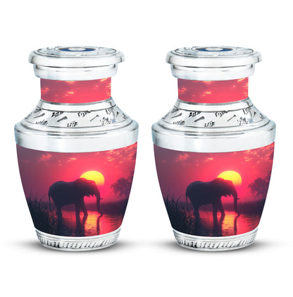 Elephant Theme 3 Inch Keepsake Pack of 2