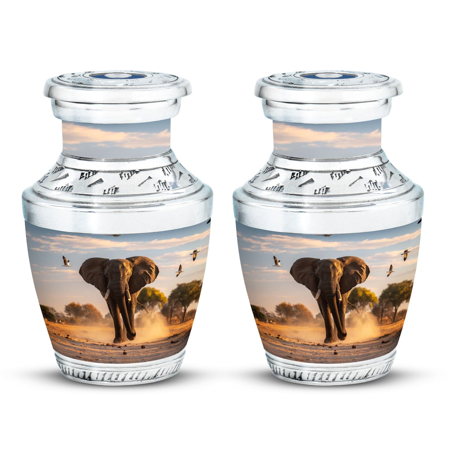 Elephant Theme 3 Inch Keepsake Pack of 2