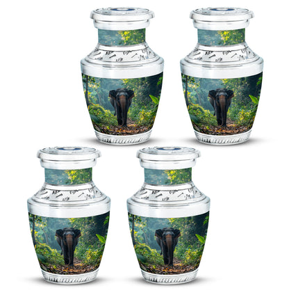 Elephant Theme 3 Inch Keepsake Pack of 4