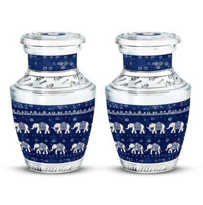 Elephant Family Theme 3 Inch Keepsake Pack of 2