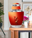 Gold Fish Theme Large Urn With 1 Keepsake Urn