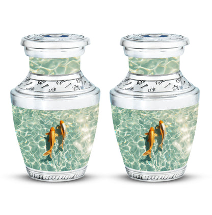 Gold Fish Theme 3 Inch Keepsake Pack of 2