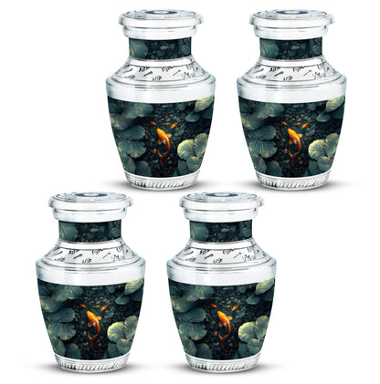 Gold Fish Theme 3 Inch Keepsake Pack of 4