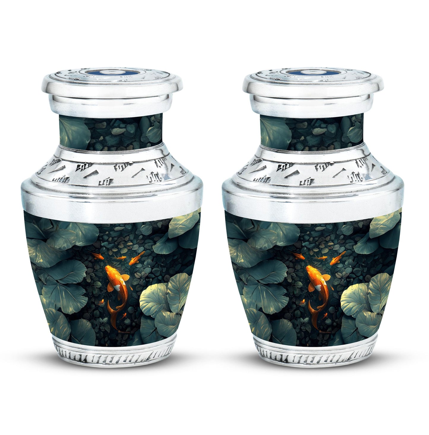 Gold Fish Theme 3 Inch Keepsake Pack of 2