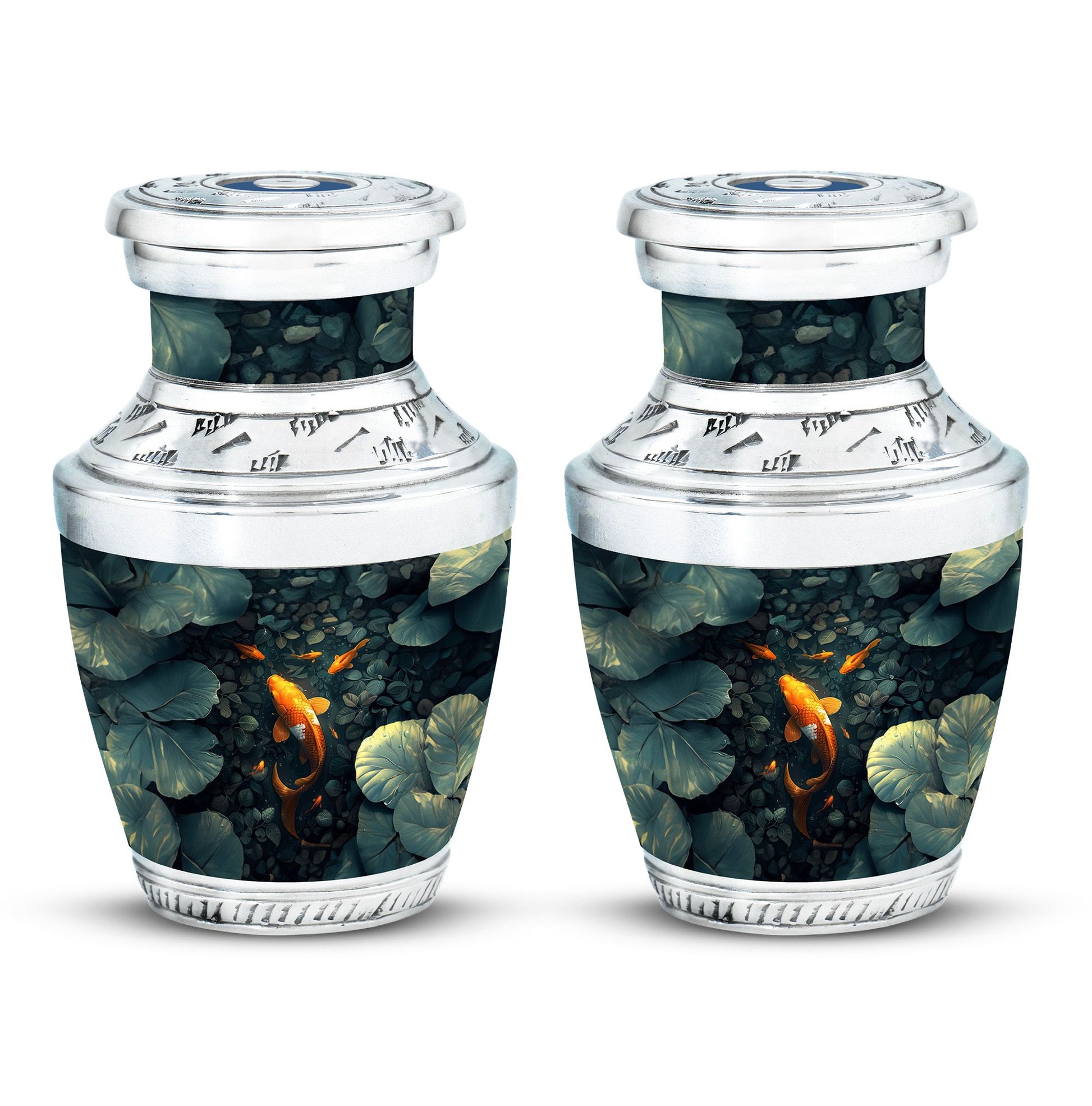 Gold Fish Theme 3 Inch Keepsake Pack of 2