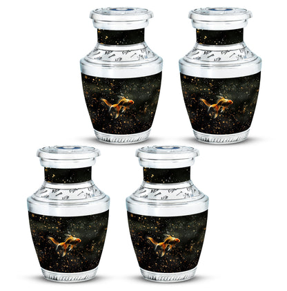Gold Fish Theme 3 Inch Keepsake Pack of 4
