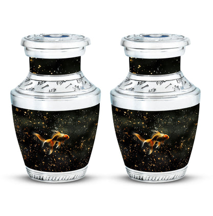 Gold Fish Theme 3 Inch Keepsake Pack of 2