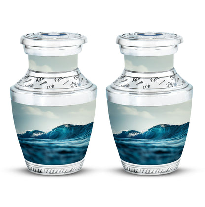 Ocean Waves Theme 3 Inch Keepsake Pack of 2