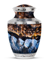 Ocean Waves Theme Large Urn 10 Inch