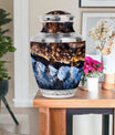 Ocean Waves Theme Large Urn With 1 Keepsake Urn