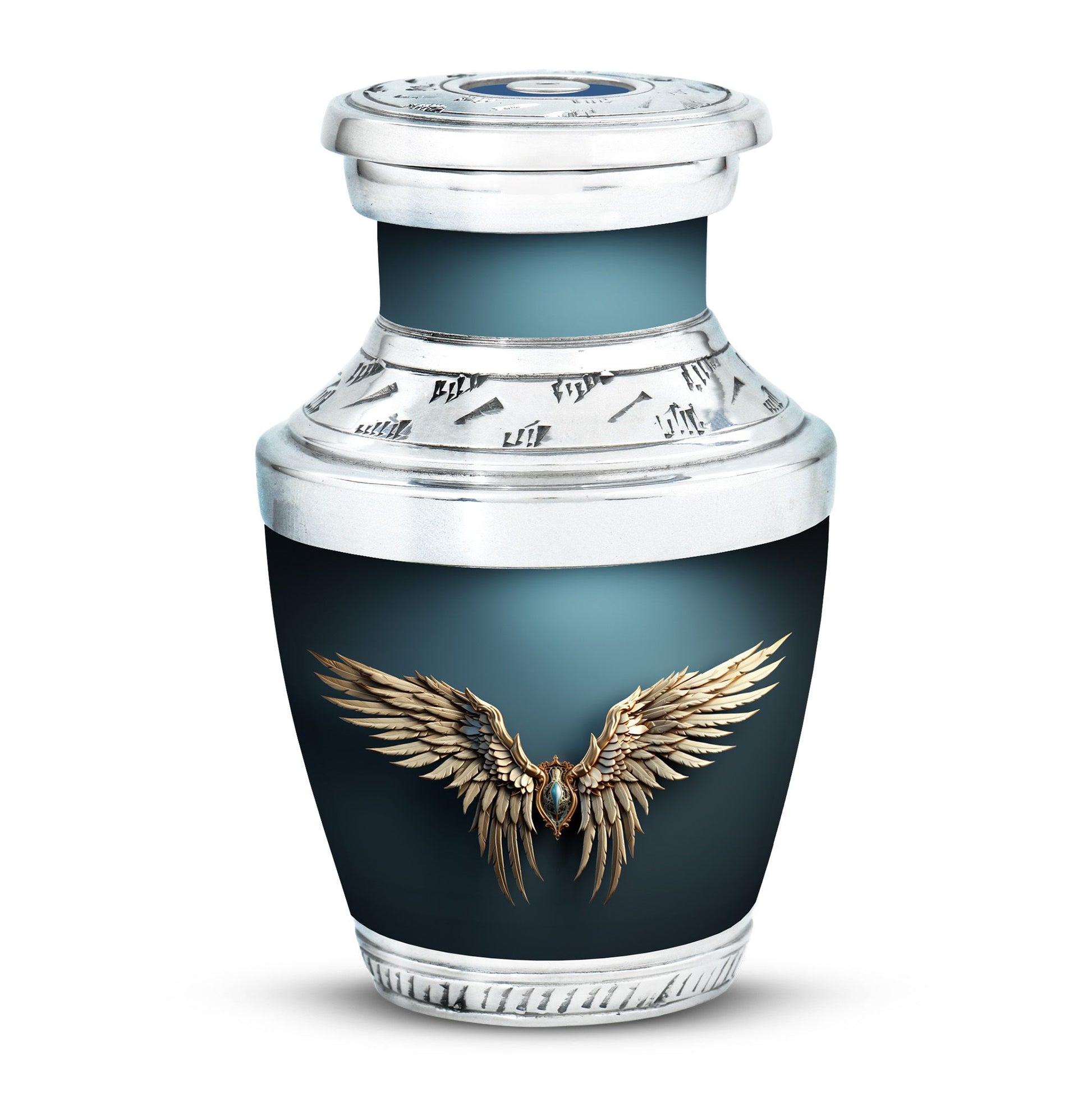 Wings Blue Theme 3 Inch Keepsake