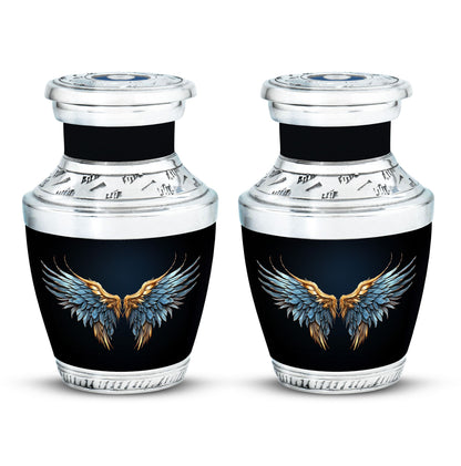 Wings Blue Theme 3 Inch Keepsake Pack of 2