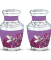 White Dove On Purple Theme 3 Inch Keepsake Pack of 2