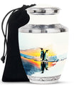 Penguin Theme Large Urn 10 Inch