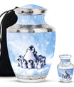 Penguin Theme Large Urn With 1 Keepsake Urn