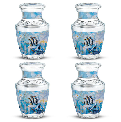 Penguin Theme 3 Inch Keepsake Pack of 4