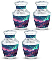 Aurora Borealis Theme 3 Inch Keepsake Pack of 4