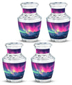 Aurora Borealis Theme 3 Inch Keepsake Pack of 4