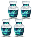 Aurora Borealis Borealis Theme 3 Inch Keepsake Pack of 4