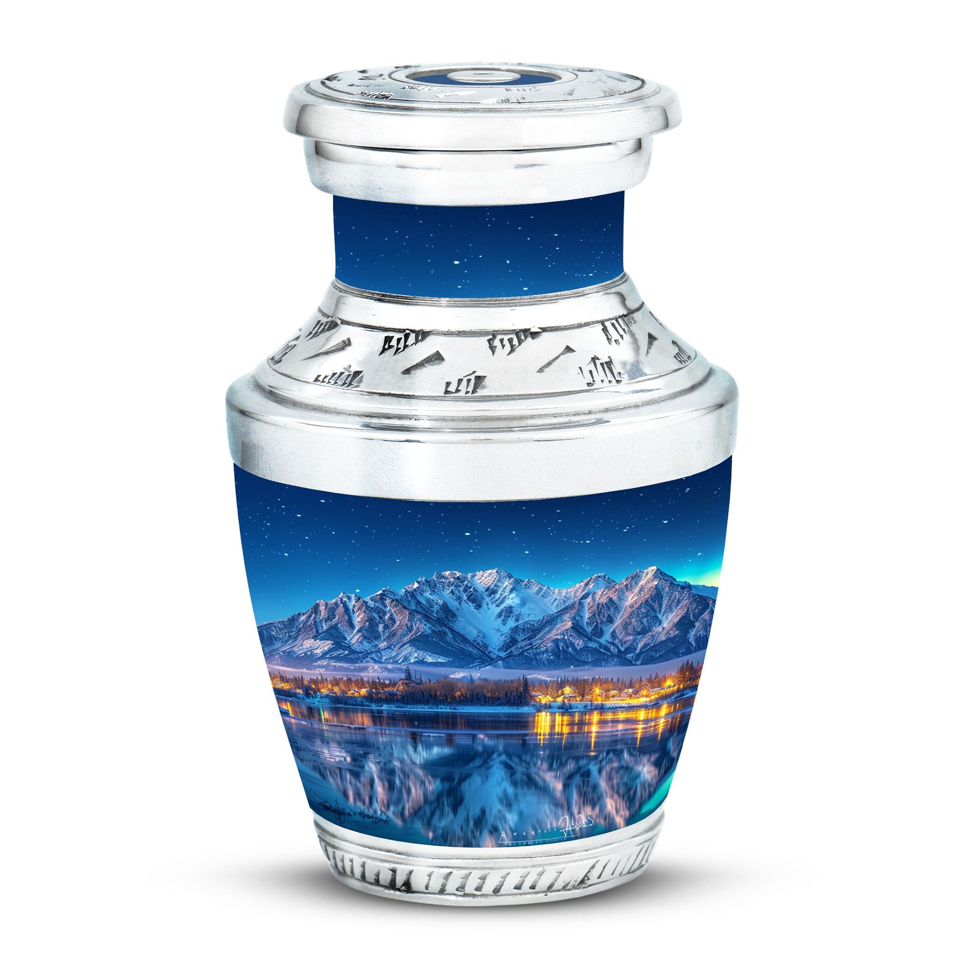 Aurora Borealis Theme 3 Inch Keepsake