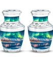 Aurora Borealis Theme 3 Inch Keepsake Pack of 2