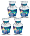 Aurora Borealis Theme 3 Inch Keepsake Pack of 4