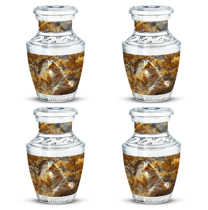 Fox Theme 3 Inch Keepsake Pack of 4