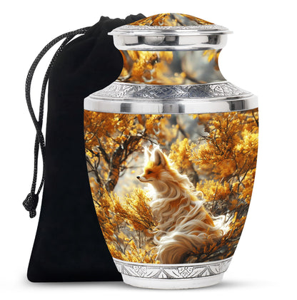 Fox Theme Large Urn 10 Inch