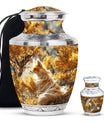 Fox Theme Large Urn With 1 Keepsake Urn