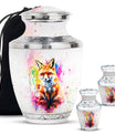 Fox Theme Large Urn With 2 Keepsake Urn
