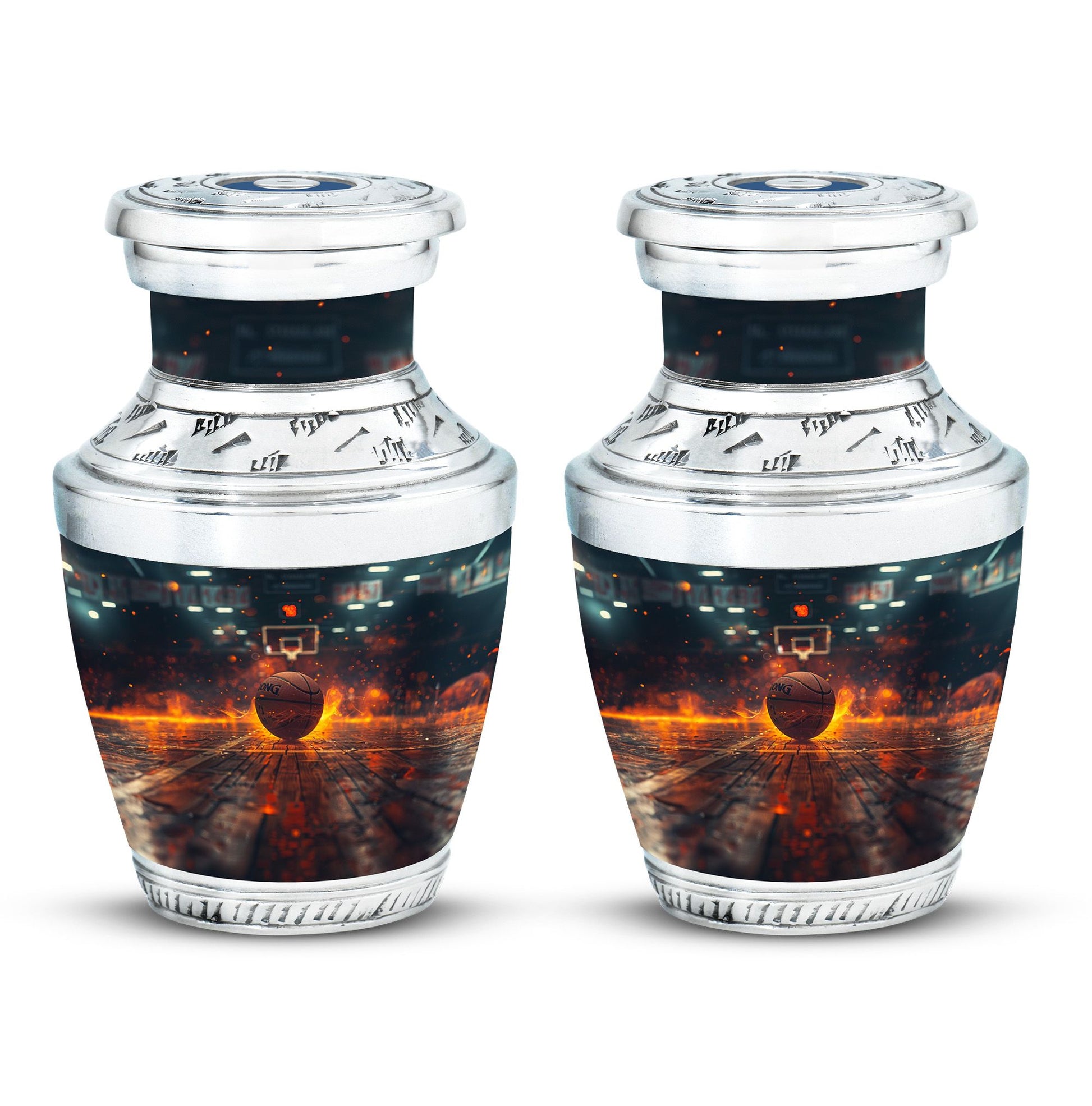 Basketball Theme 3 Inch Keepsake Pack of 2