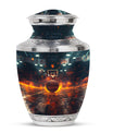 Basketball Theme Large Urn 10 Inch