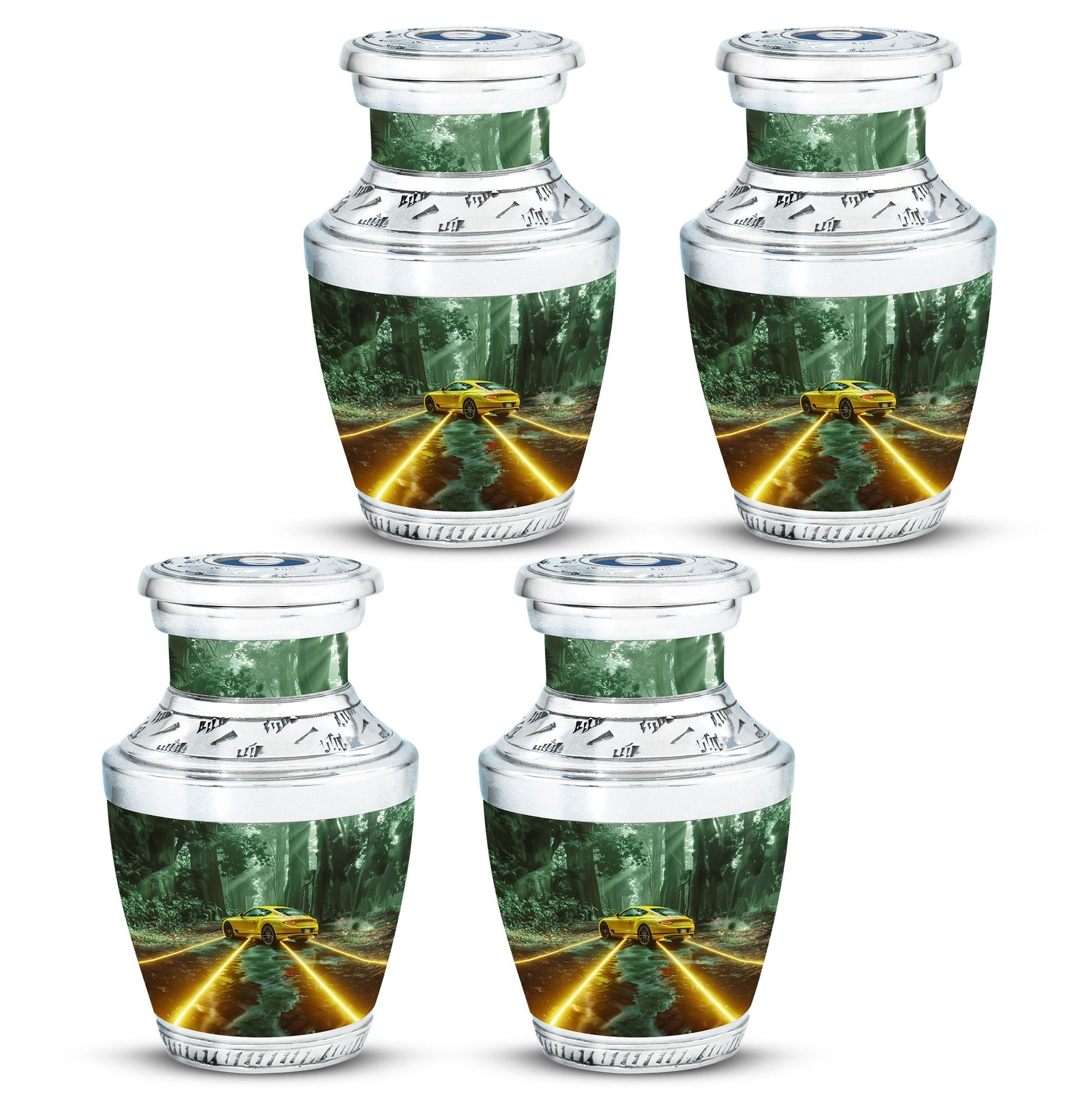 Car Theme 3 Inch Keepsake Pack of 4