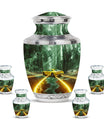 Car Theme Large Urn With 4 Keepsake Urn