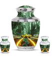 Car Theme Large Urn With 2 Keepsake Urn