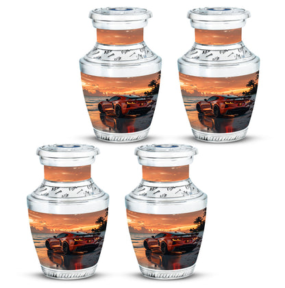 Car Theme 3 Inch Keepsake Pack of 4