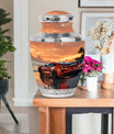 Car Theme Large Urn With 1 Keepsake Urn