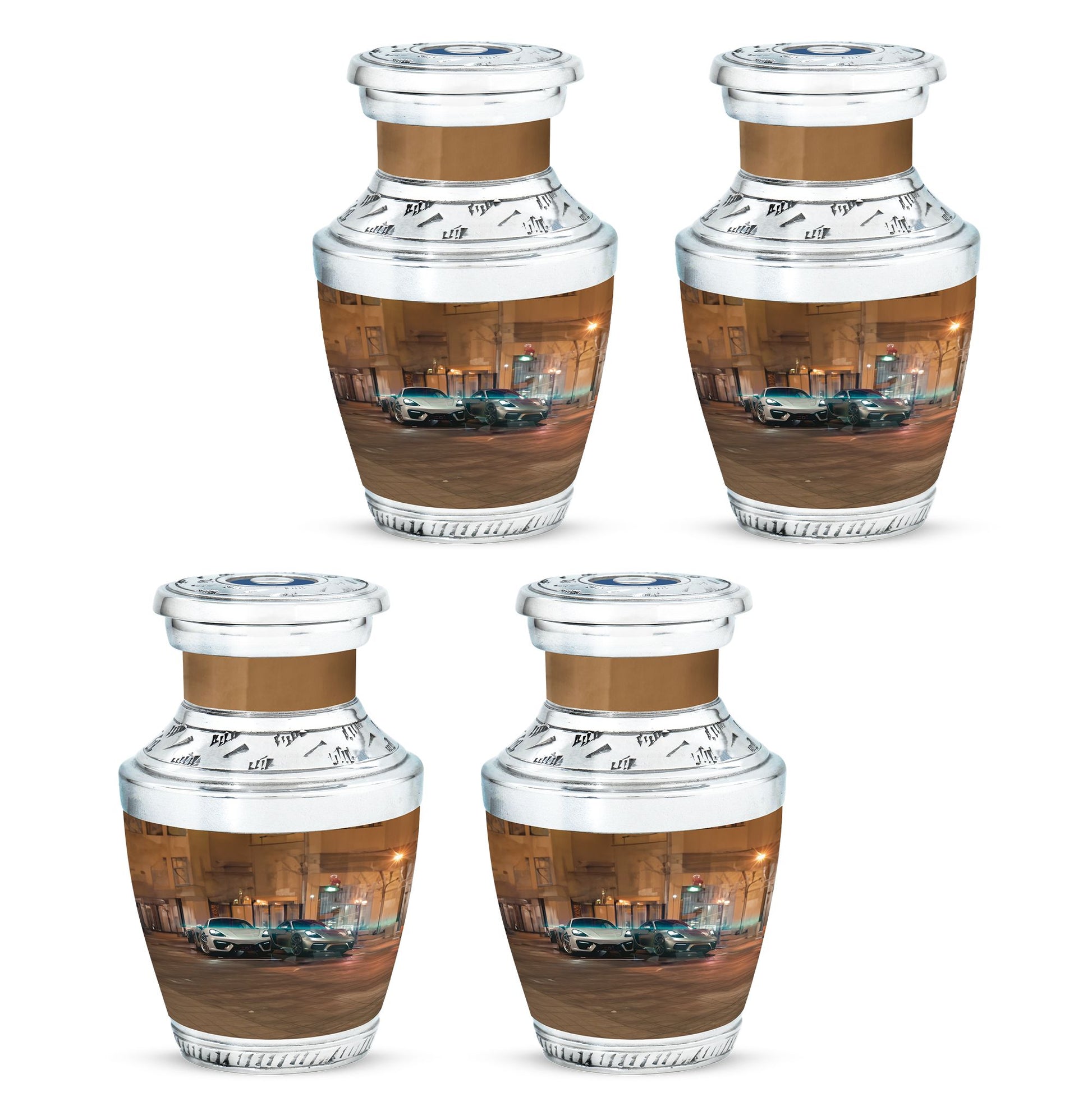 Car Theme 3 Inch Keepsake Pack of 4