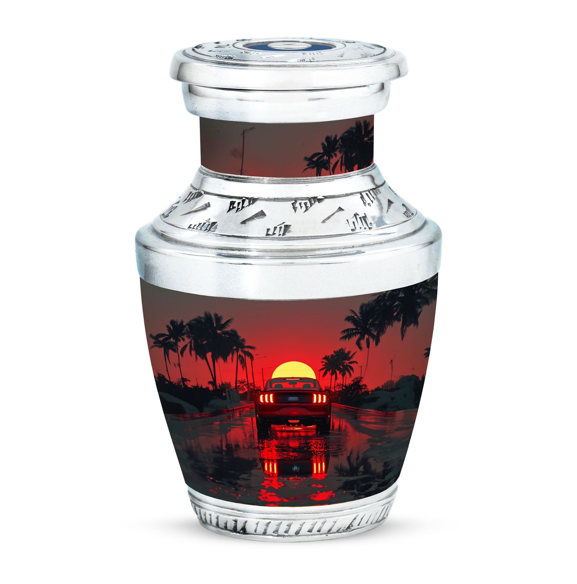 Car Theme Large Urn 10 Inch