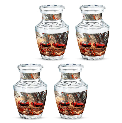 Car Theme 3 Inch Keepsake Pack of 4