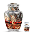 Car Theme Large Urn With 1 Keepsake Urn