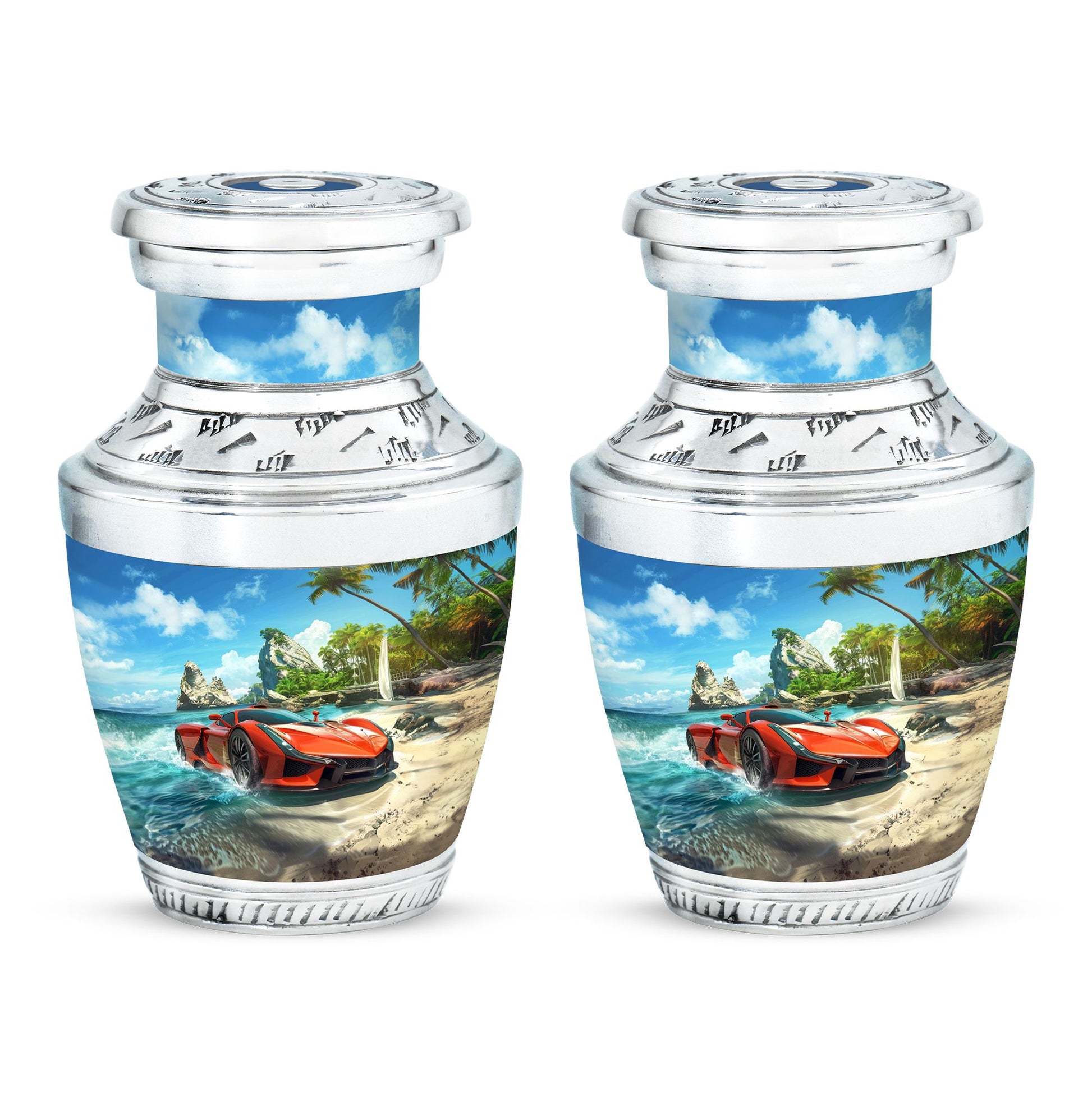Car Theme 3 Inch Keepsake Pack of 2