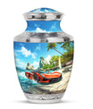 Car Theme Large Urn 10 Inch