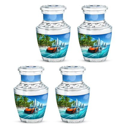 Car Theme 3 Inch Keepsake Pack of 4