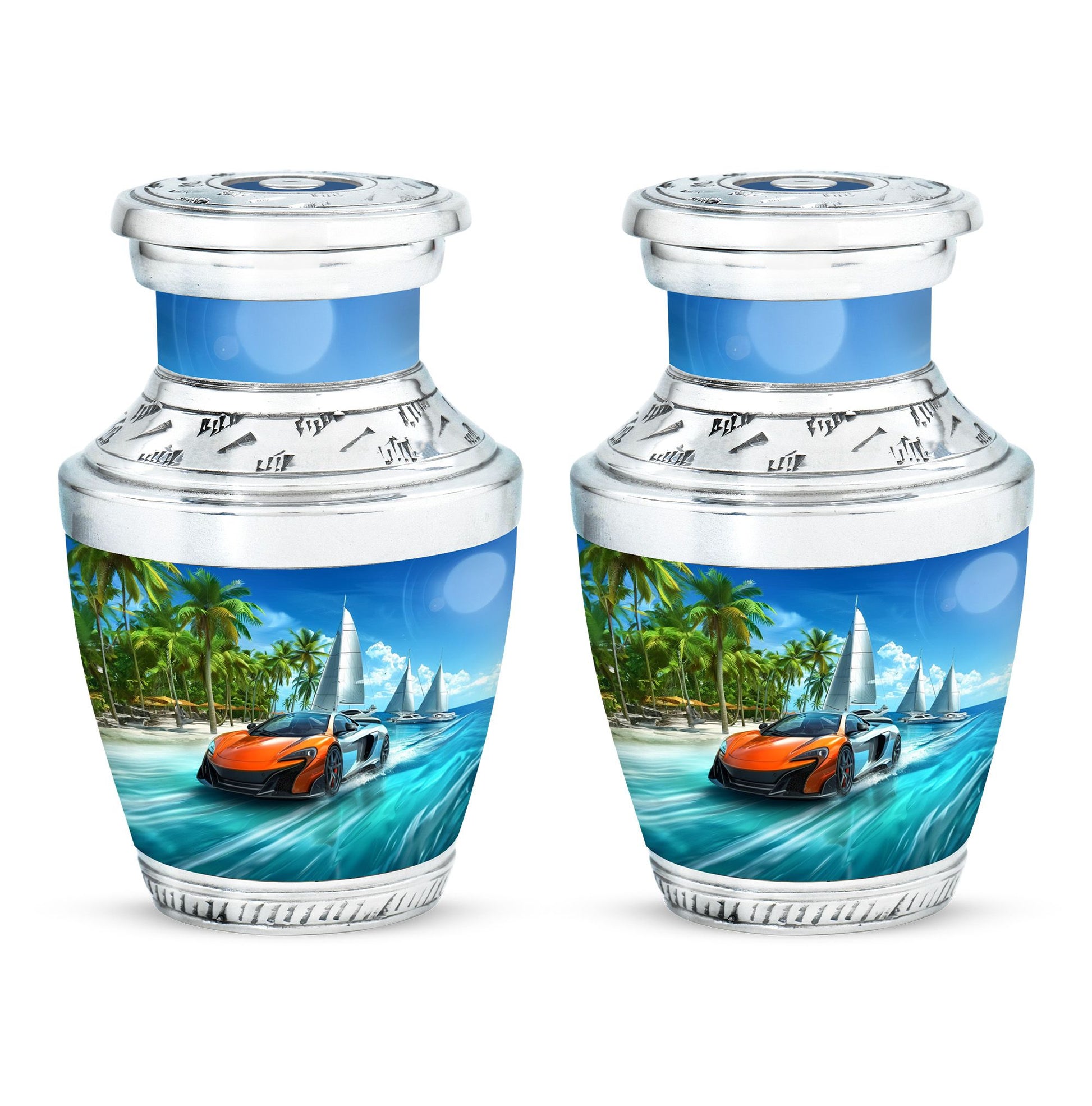 Car Theme 3 Inch Keepsake Pack of 2