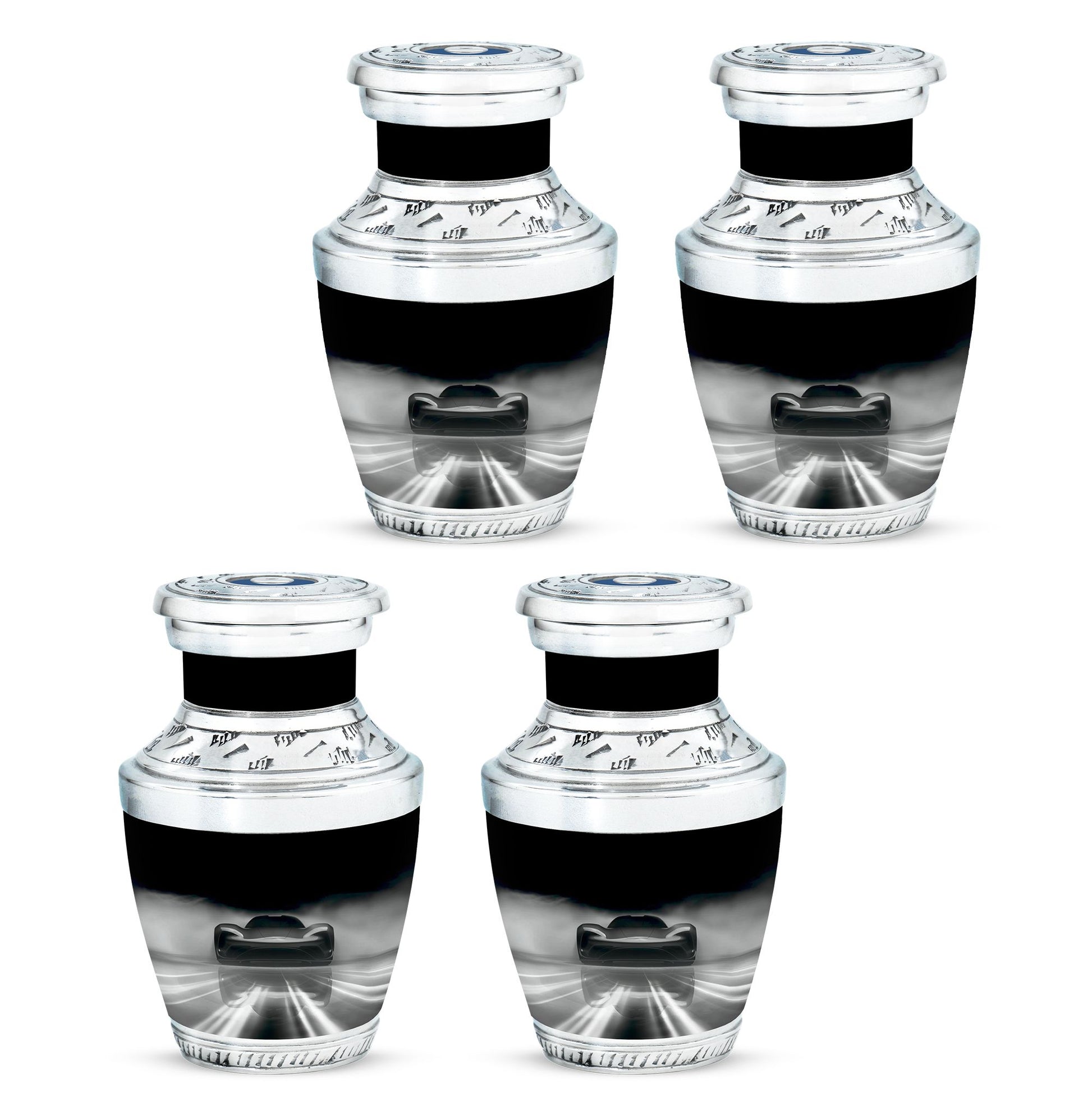 Car Theme 3 Inch Keepsake Pack of 4