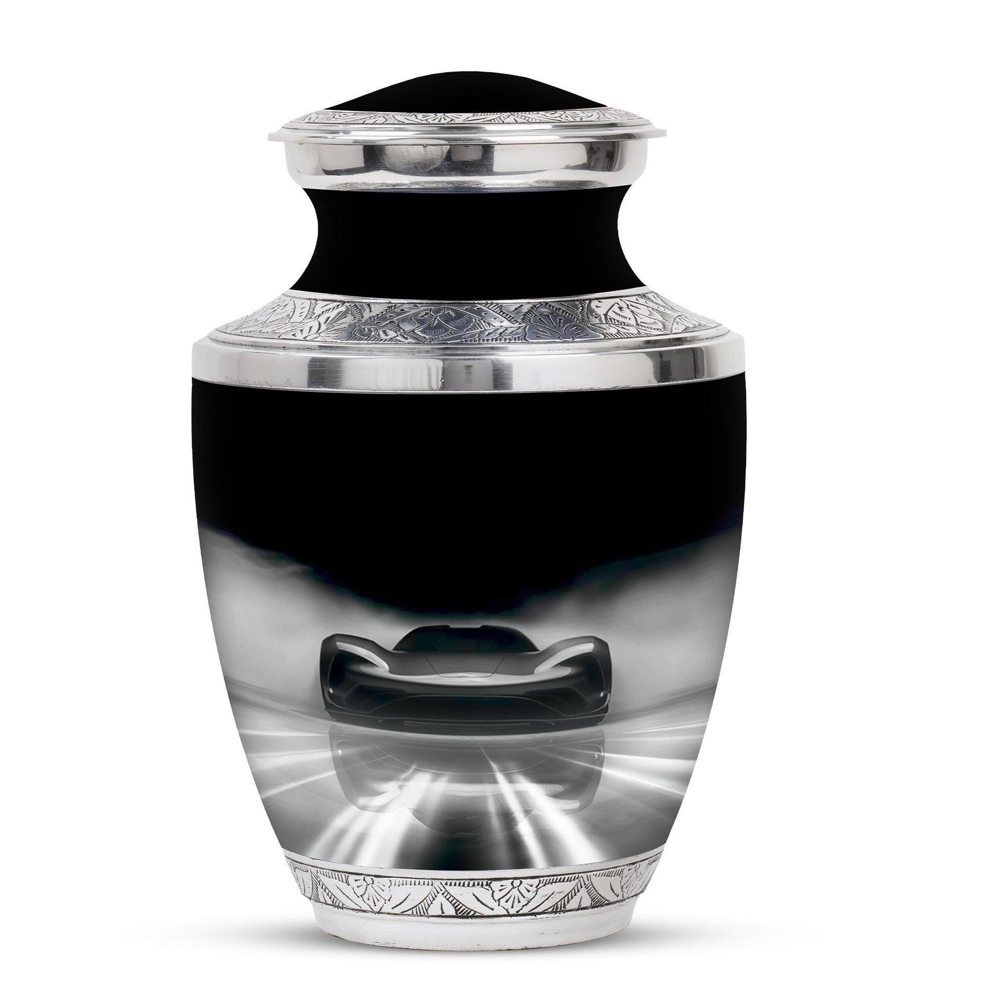 Car Theme Large Urn 10 Inch