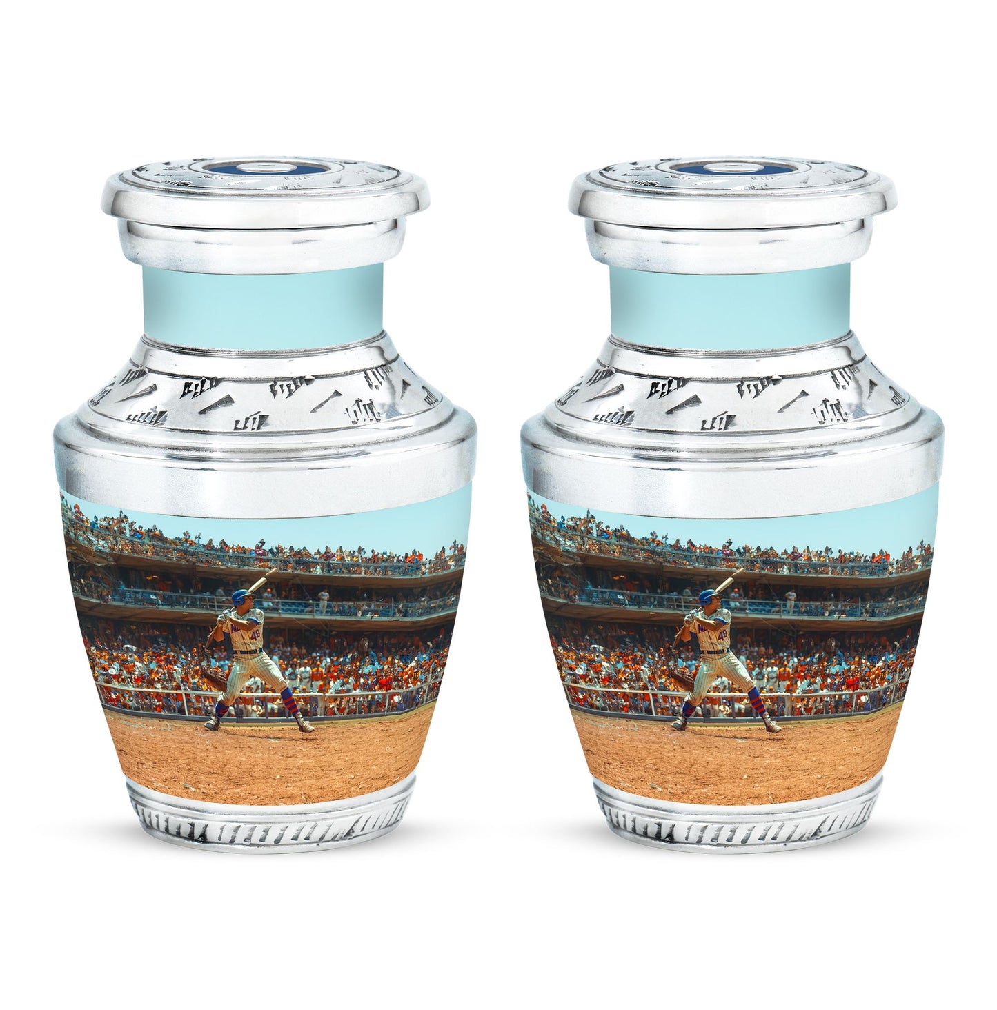 Baseball Theme 3 Inch Keepsake Pack of 2