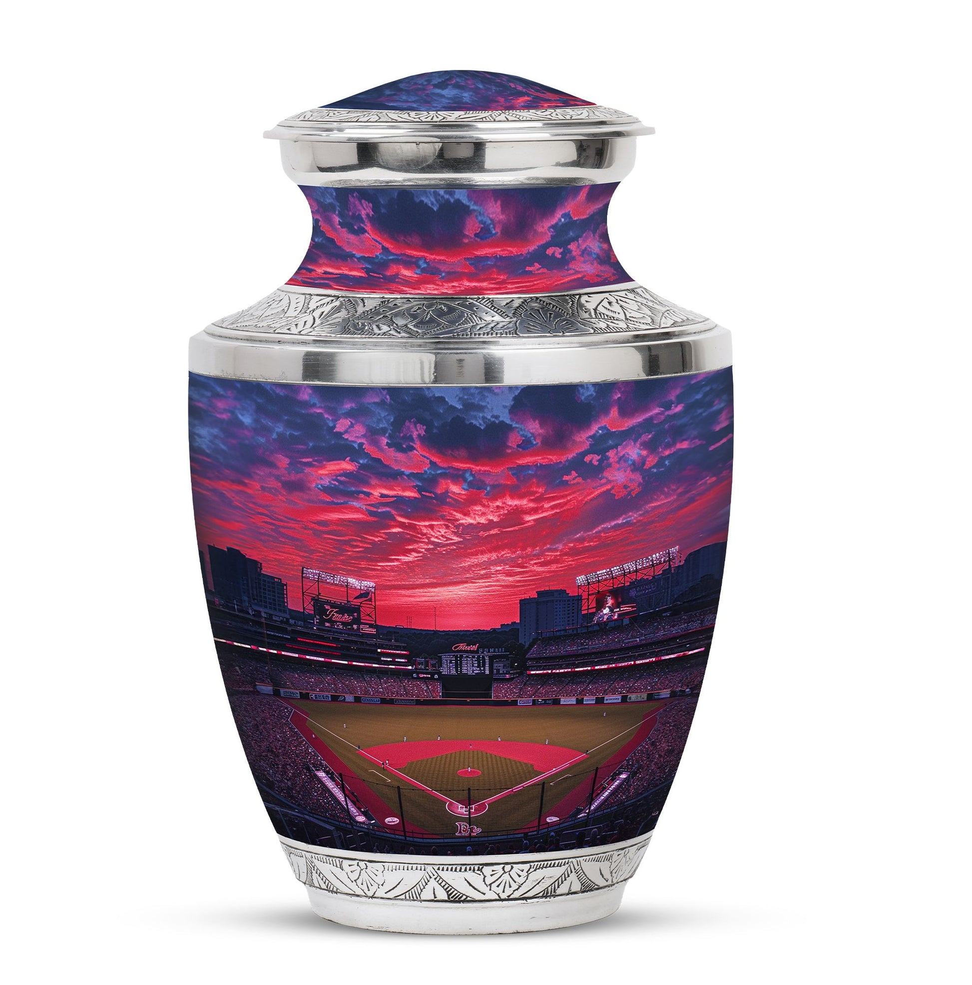 Baseball Theme Large Urn 10 Inch